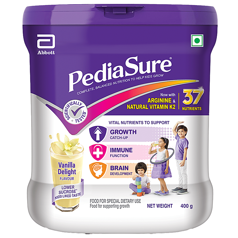 Pediasure Nutritional Powder - Vanilla Delight, 400 G Jar