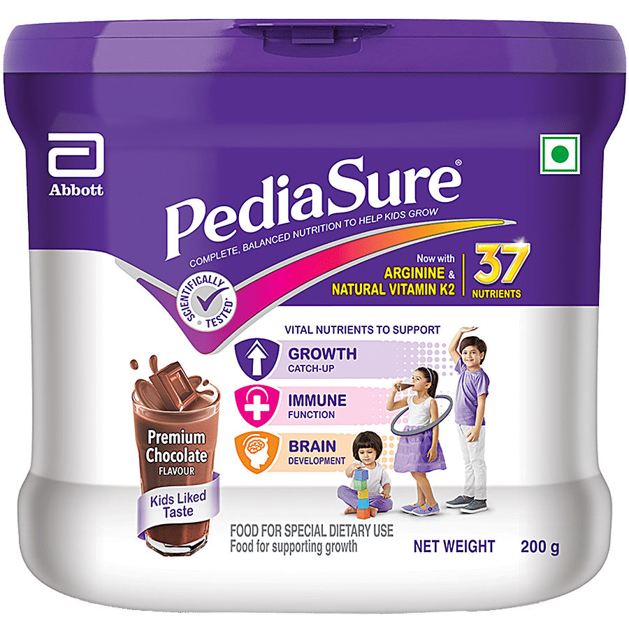 Pediasure Nutritional Powder - Premium Chocolate, 200 G Jar
