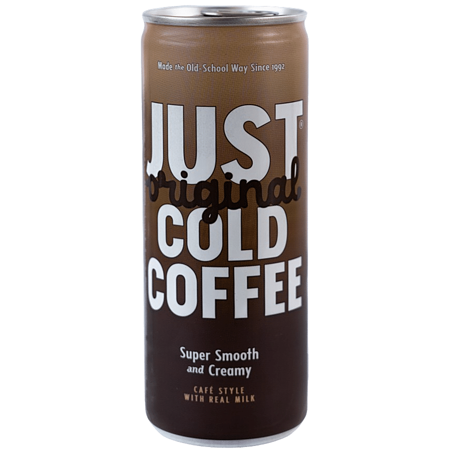 Just Original - Cold Coffee, Super Smooth & Creamy, With Real Milk, 240 Ml