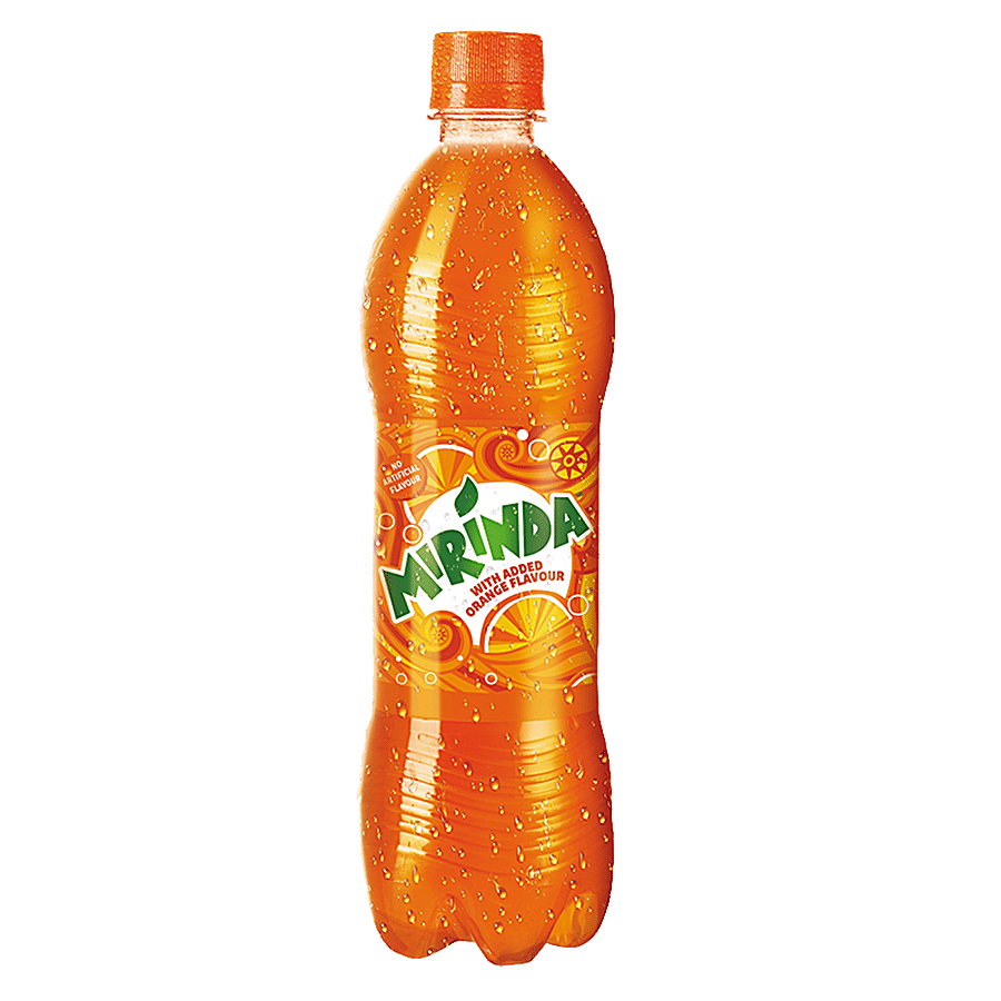 Mirinda orange flavour soft drink, 750 ml bottle