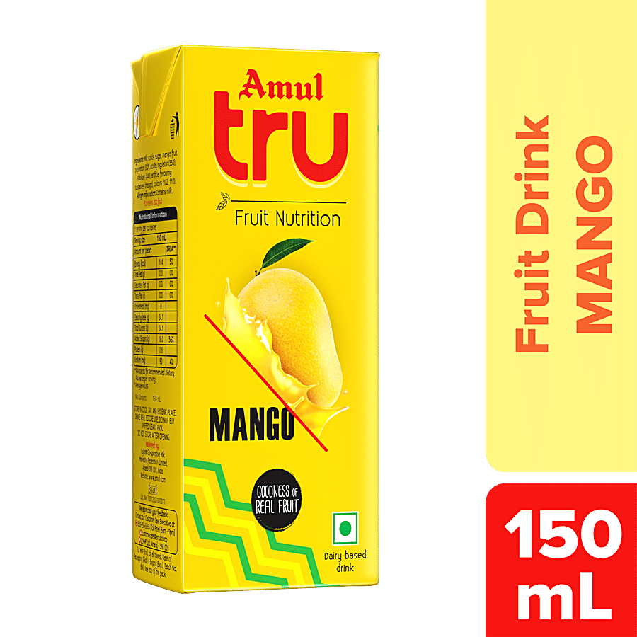 Amul Tru Mango, 150 Ml Tetra Pak