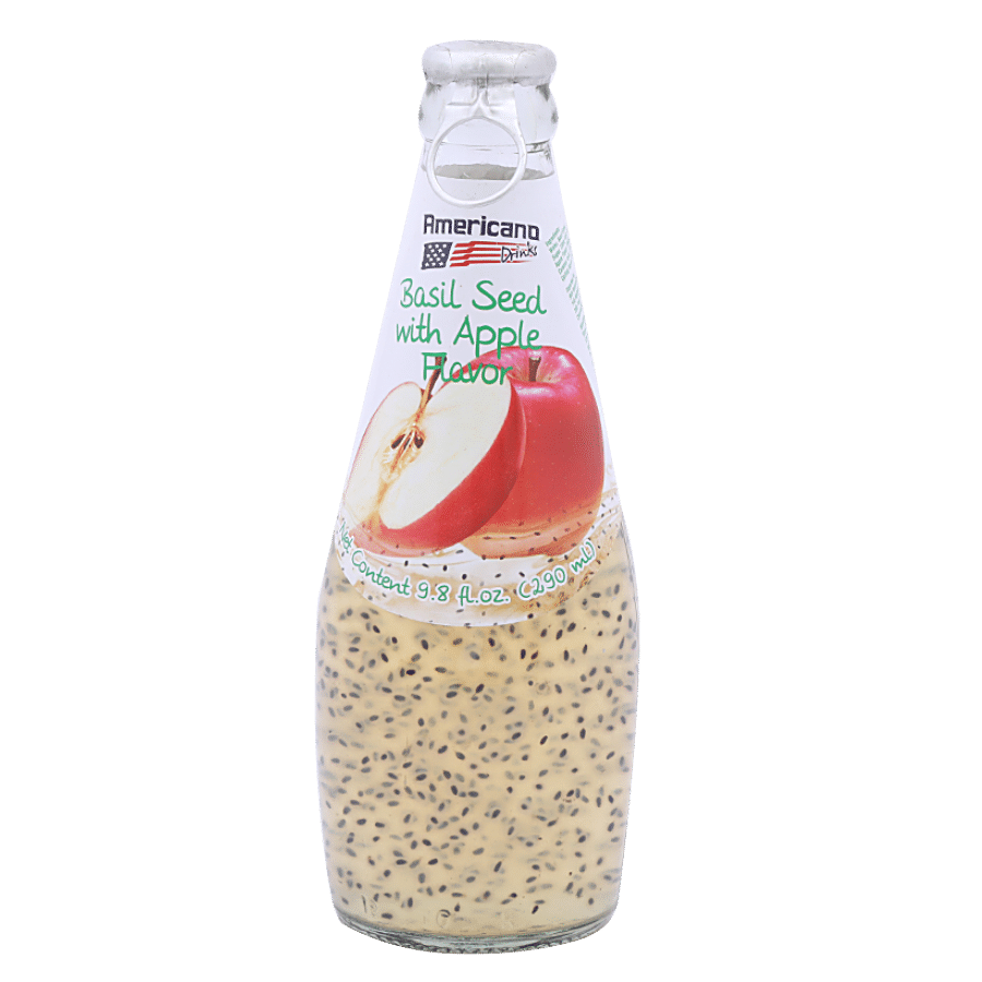 Americano Basil Seed Drinks - Apple, 290 Ml