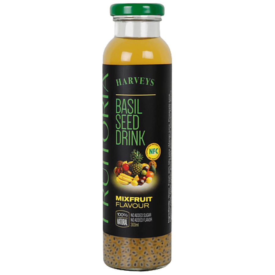 Fruitoria Basil Seed Drink - Mix Fruit, 300 Ml