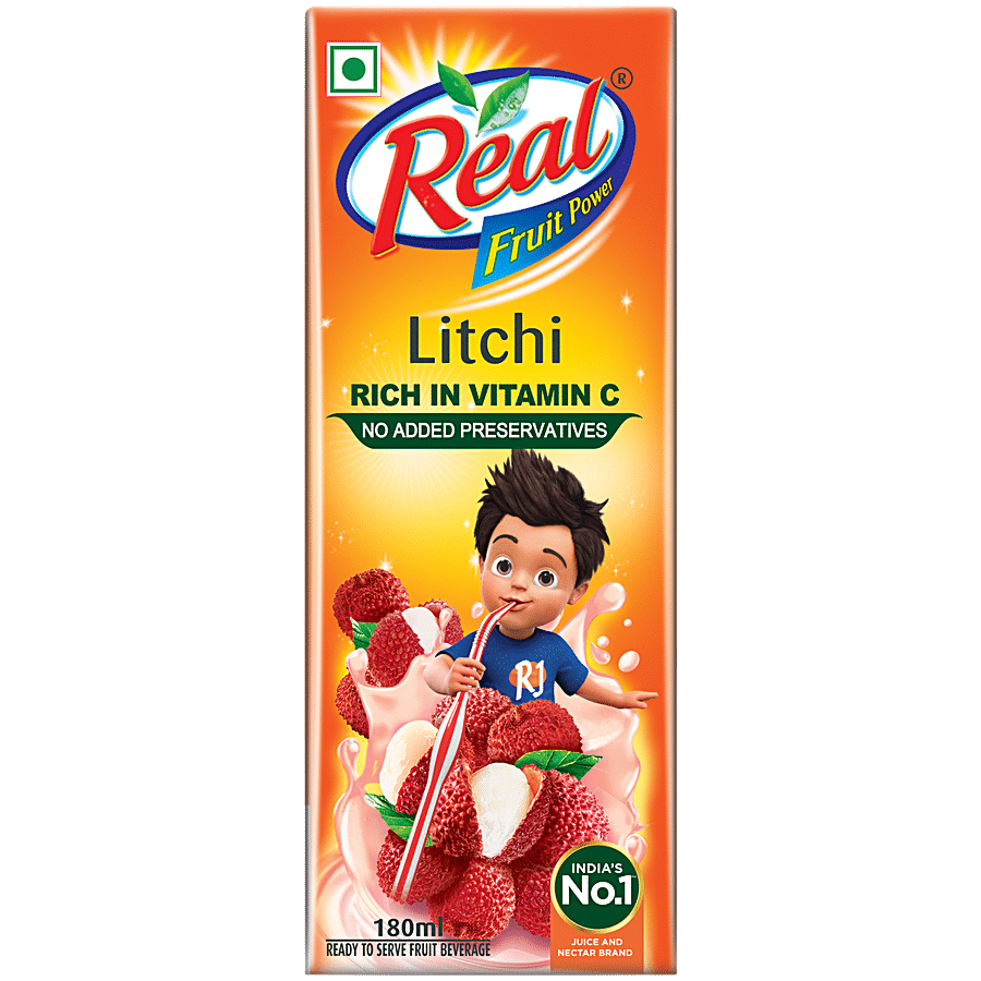 Real Fruit Power Juice - Litchi, 180 ml