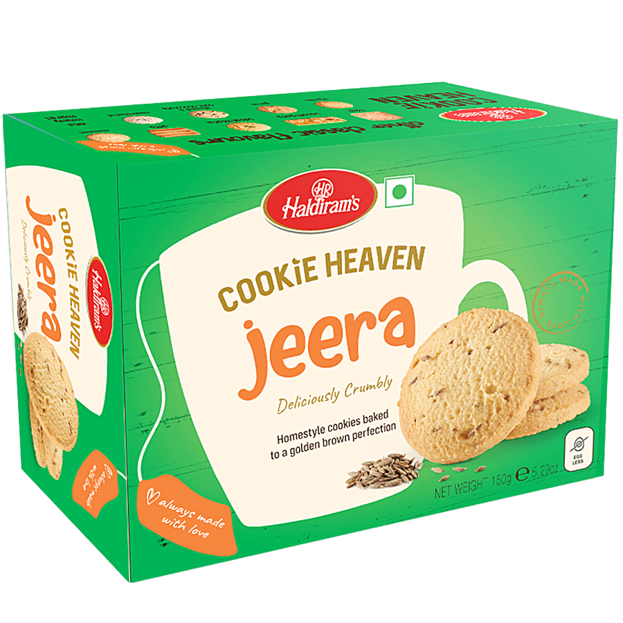 Haldiram's Cookie Heaven Jeera Cookies, 150 g