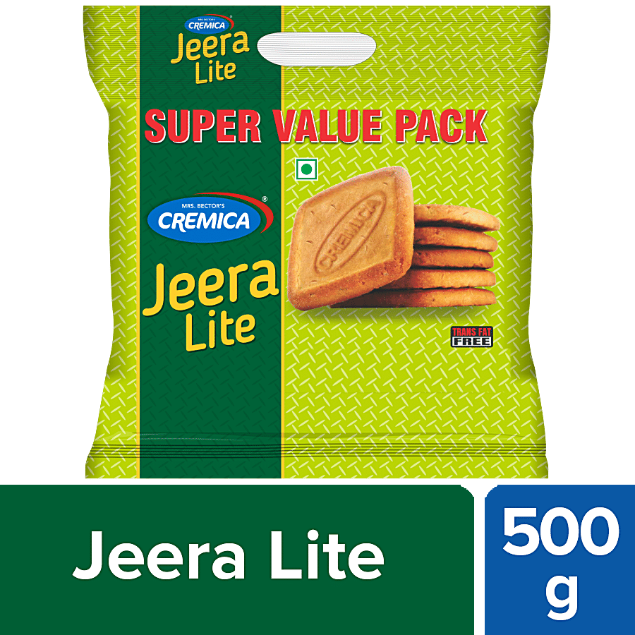 Cremica Jeera Lite Biscuits, 500 g (Super Value Pack)