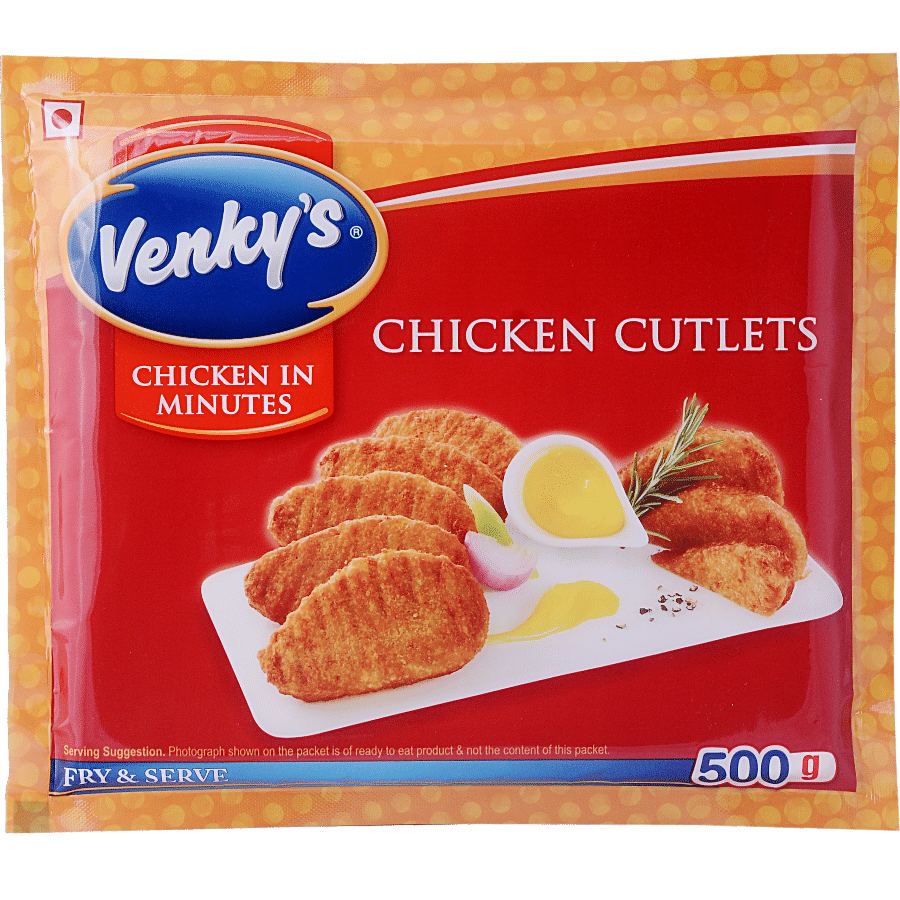 Venkys Chicken - Cutlets, 500 G