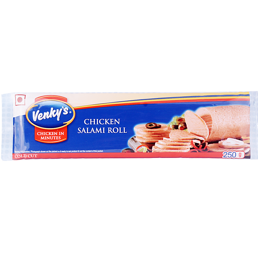 Venkys Salami Roll - Chicken, 250 G Pouch