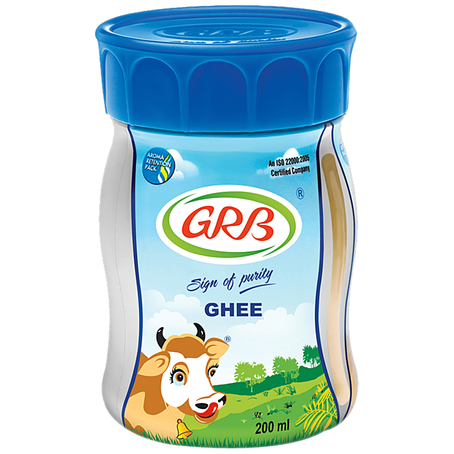 Grb Ghee/Tuppa, 200 Ml Bottle