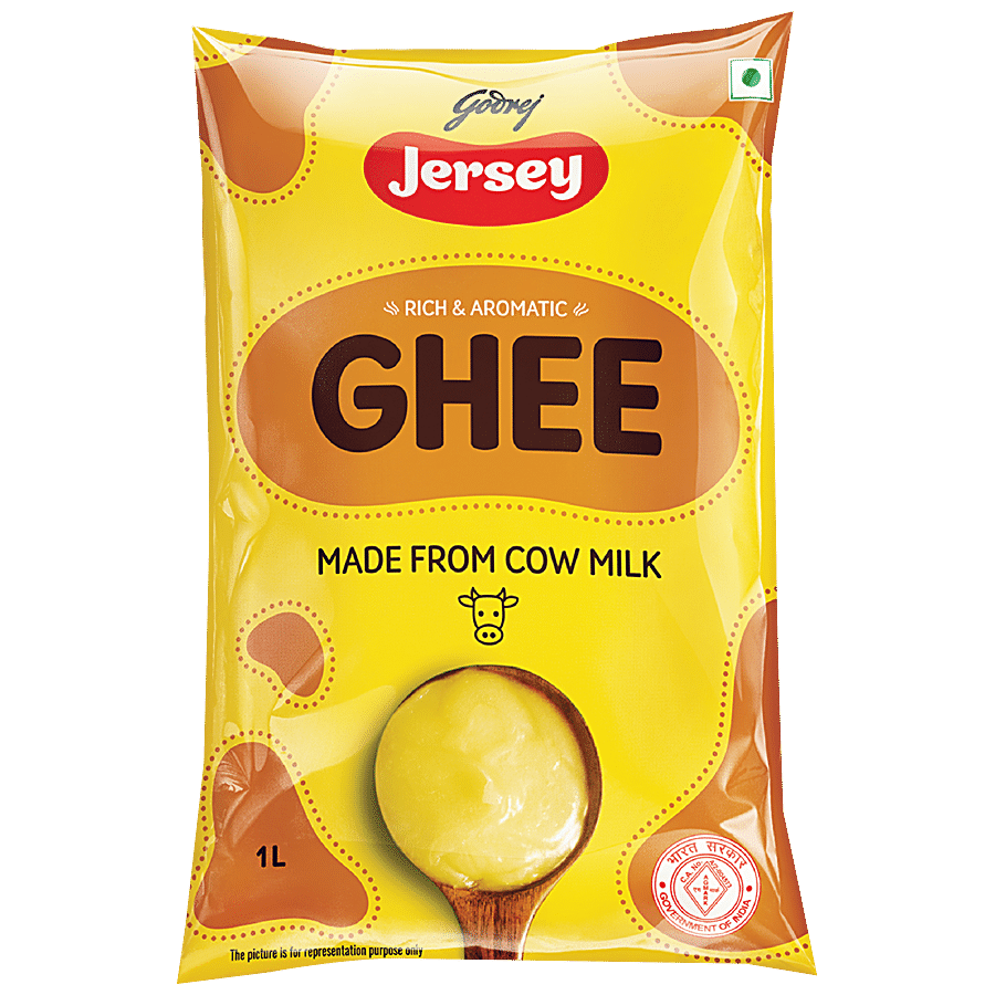 Godrej Jersey Cow Ghee/Tuppa, 1 L Pouch