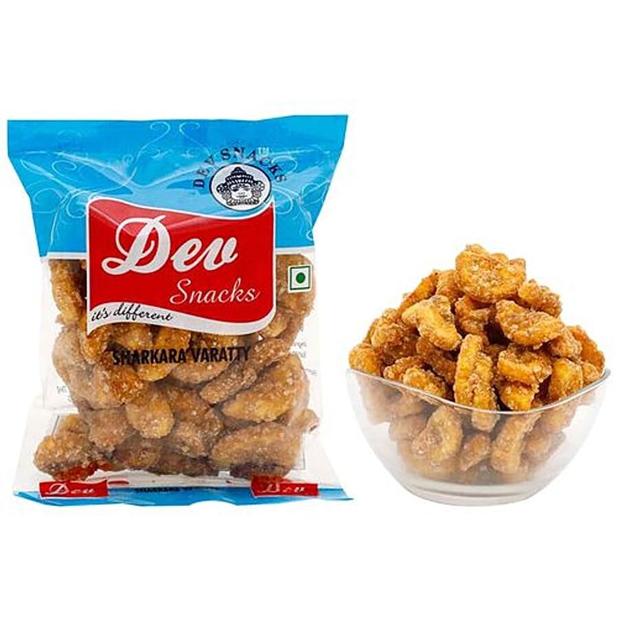 Dev Snacks Sharkara Varatty, 150 G Packet