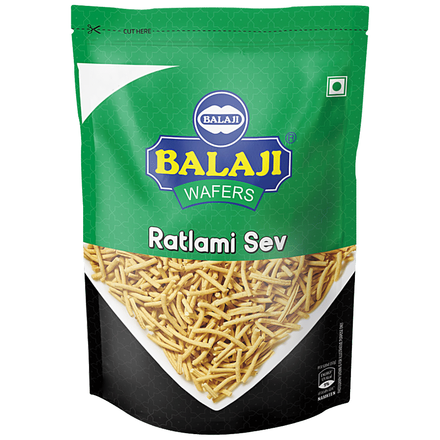 Balaji Namkeen - Ratlami Sev, 400 G Pouch