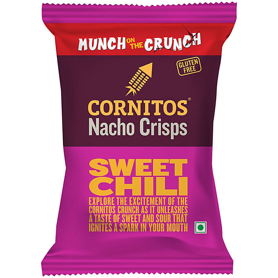 Cornitos Sweet Chili Nacho Crisps, 77 G