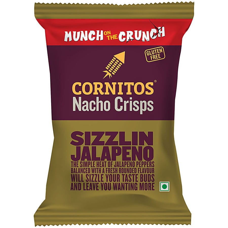 Cornitos Sizzlin Jalapeno Nacho Crisps, 77 G