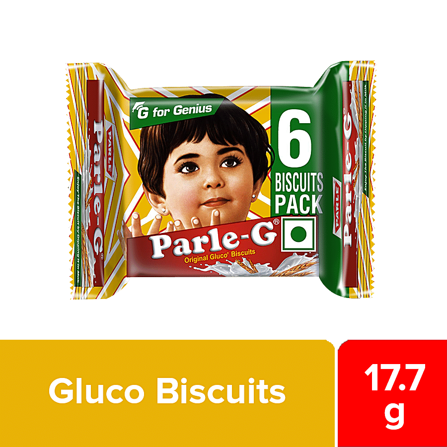 Parle G Premium Original Glucose Biscuits, 17.7 G Pouch