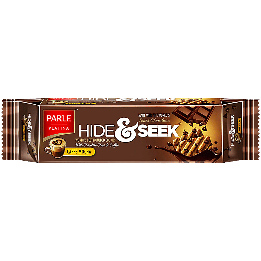 Parle Platina Hide & Seek Cafe Mocha Coffee Flavoured Biscuits, 100 G