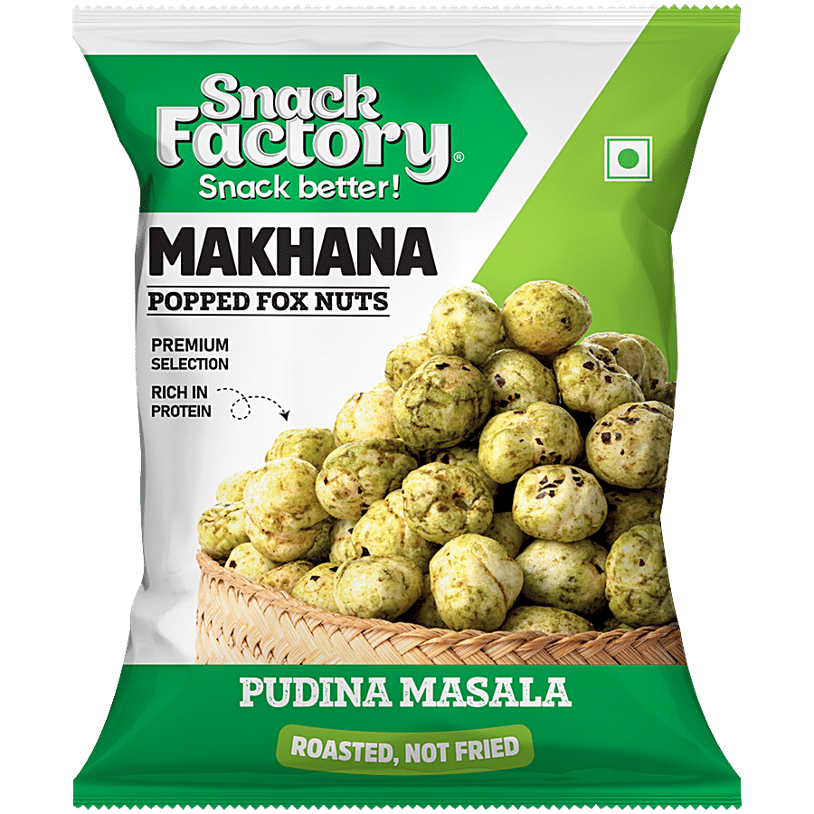 Snack Factory Makhana - Pudina Masala Twist, 14 G