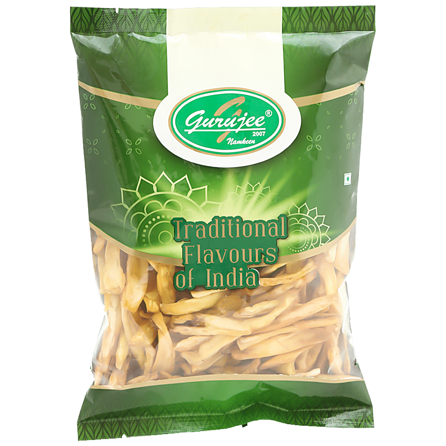 Gurujee Namkeen Jackfruit Chips - Rich, Crispy, Ready To Eat Savouries, No Preservatives, 150 G