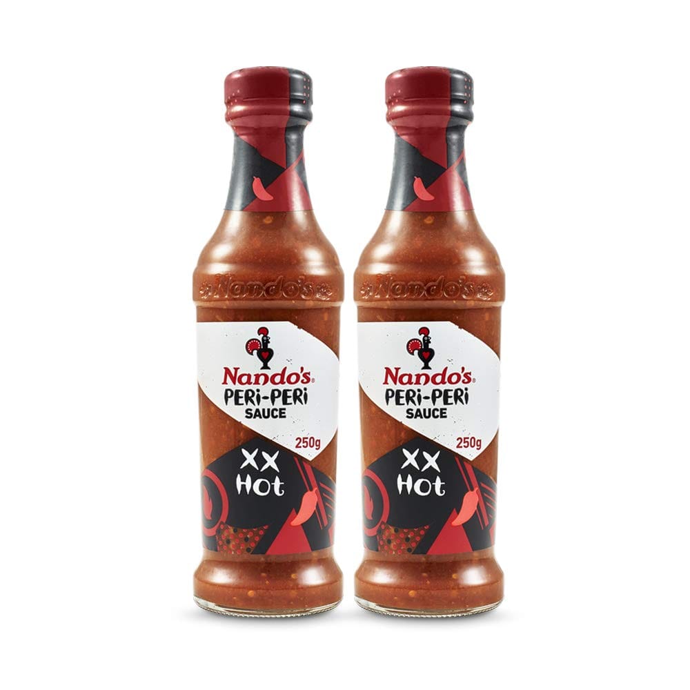 Nando'S Peri Peri Xx Hot Sauce, 250G Pack of 2