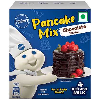 Pillsbury Pancake Mix - Chocolate Flavour, Makes Soft & Fluffy Pancakes, 180 G