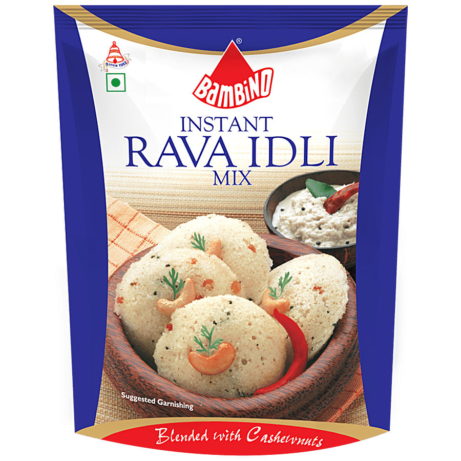 Bambino Instant Rava Idli Mix, 500 G Pouch
