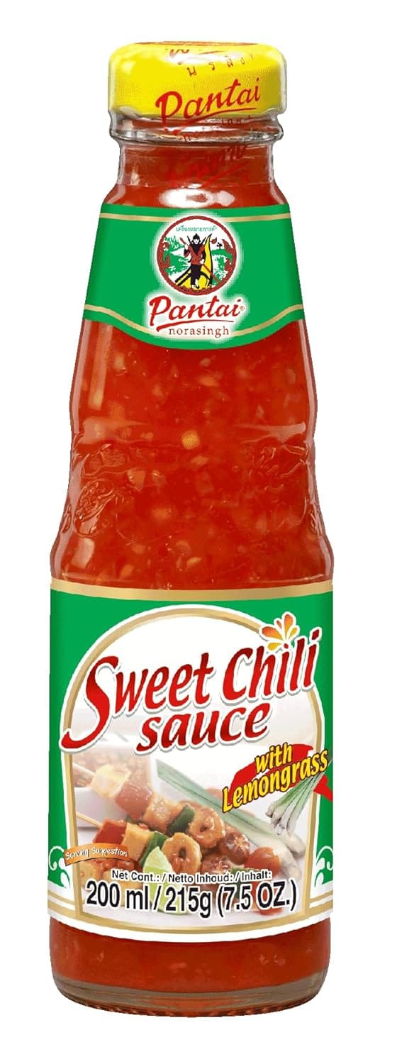 Pantai Sweet Chilli Sauce With Lemon Grass, 200 Ml, Yellow & Green