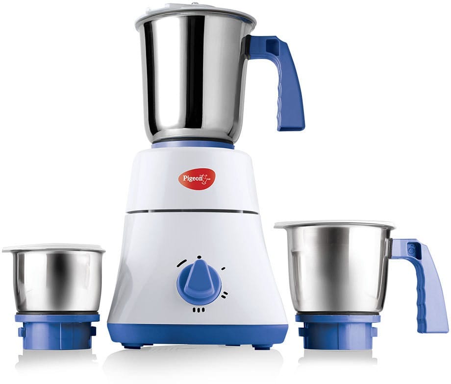 Pigeon Prime 550 W Mixer Grinder (3 Jars, Multicolor)
