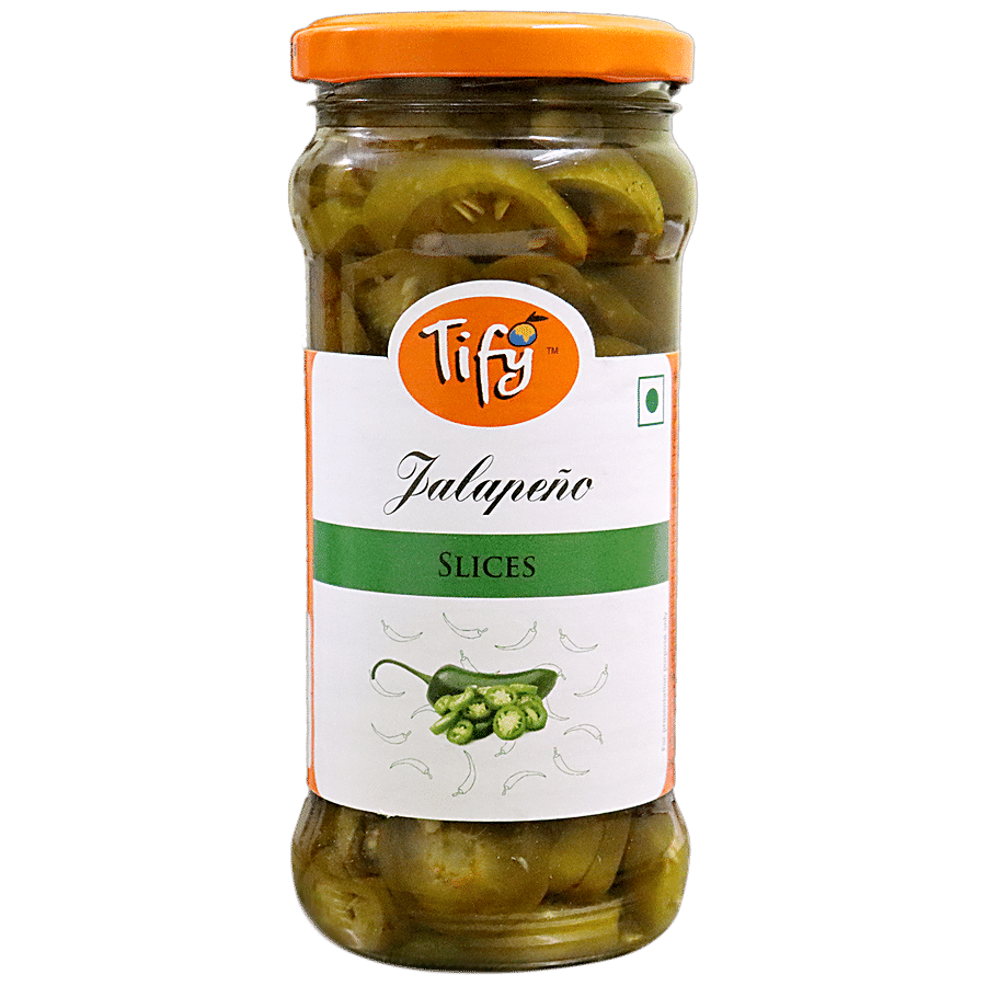 Tify Sliced Jalapeno, 350 G Bottle