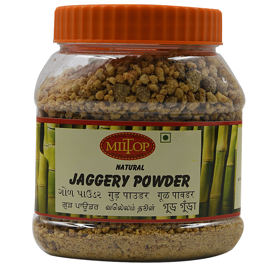 Miltop Jaggery - Powder, 500 g