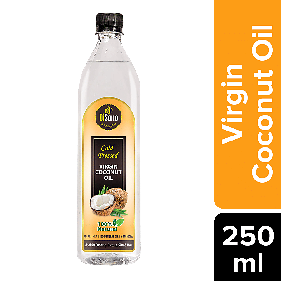 Disano Cold Pressed Virgin Coconut Oil, 250 Ml