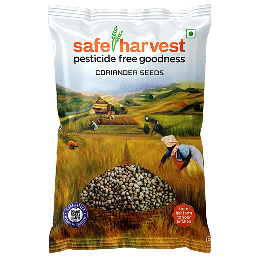 Safe Harvest Coriander Seeds/Kottambari Beeja, 200 G