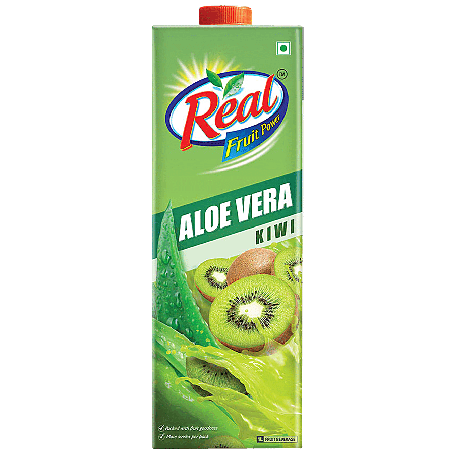 Real Fruit Juice, Aloe Vera Kiwi, 1 L