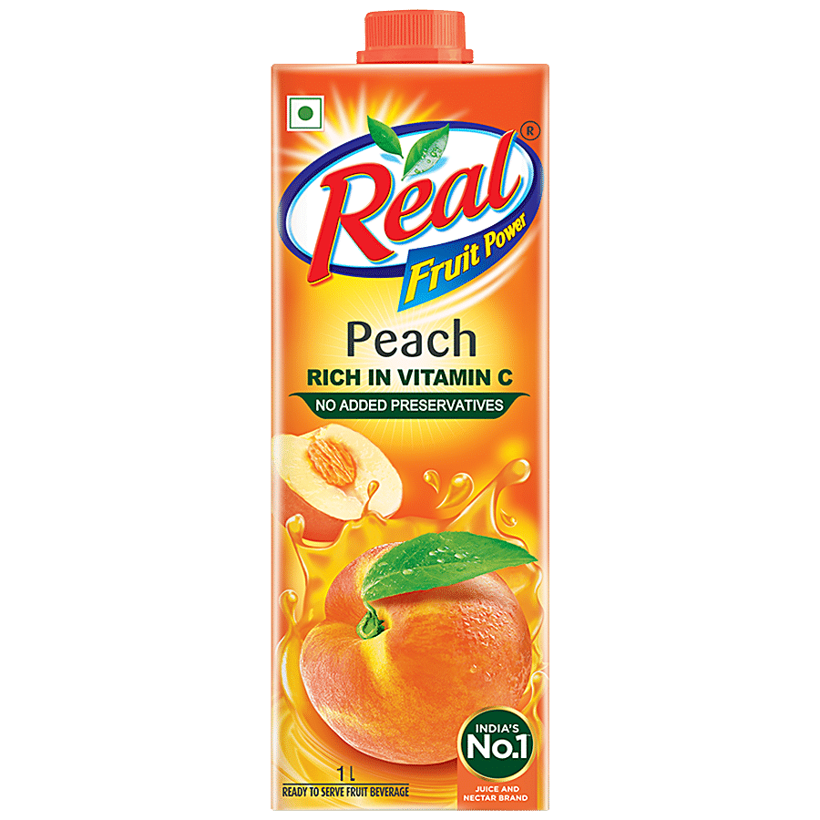 Real Juice, Fruit Power, Peach, 1 L