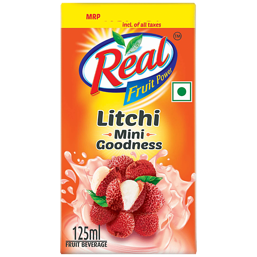 Real Fruit Power, Litchi, 125Ml
