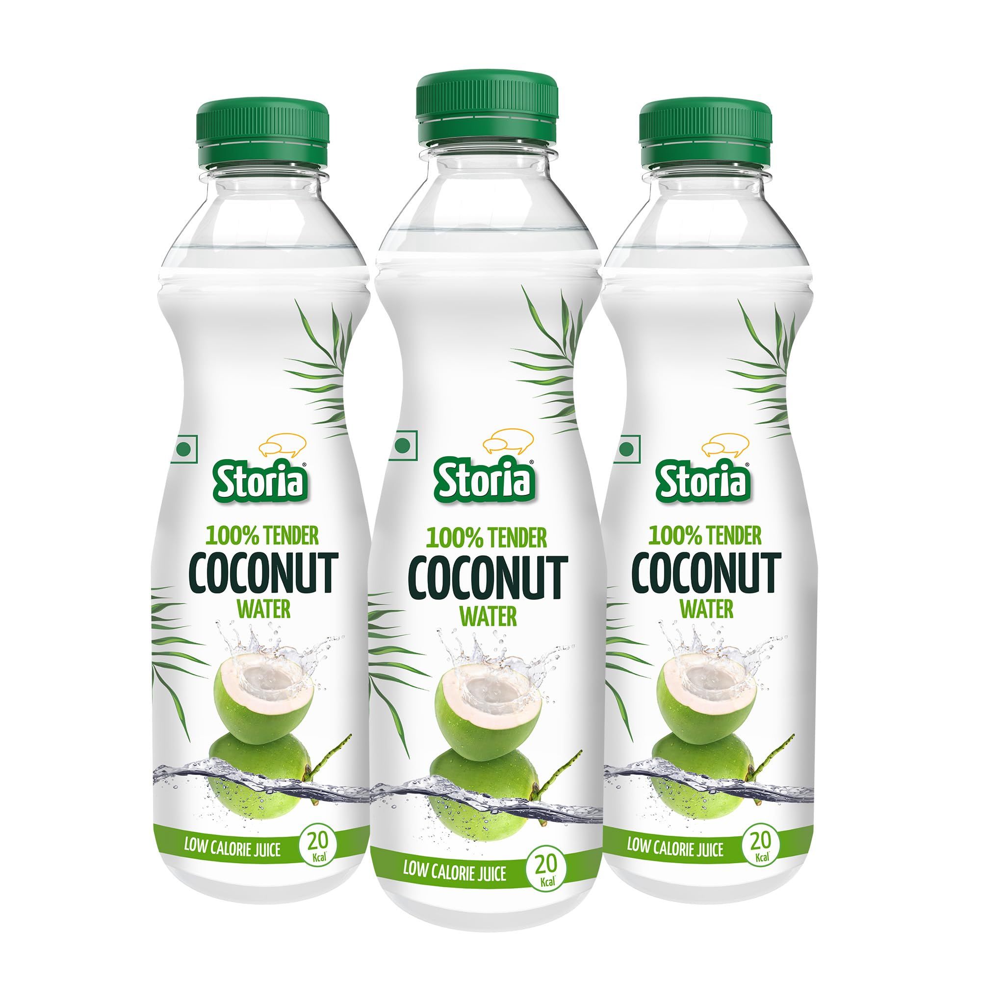 Storia 100% Tender Coconut Water, No Added Sugar, 1000 Ml Pet Bottle (Pack Of 3)
