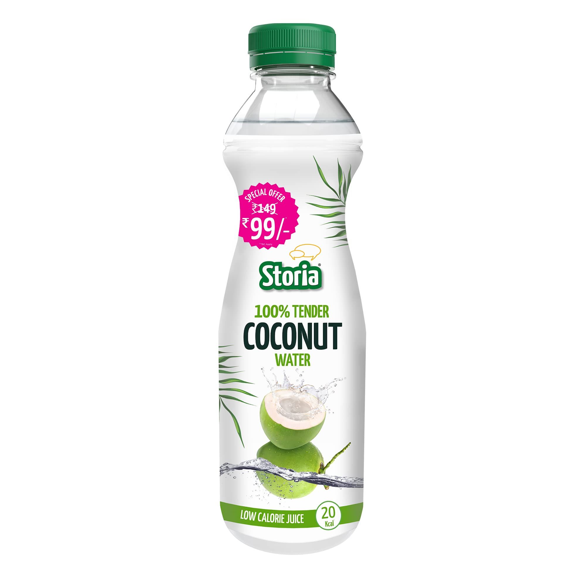 Storia 100% Tender Coconut Water, No Added Sugar, No Added Flavours, 750Ml Pet