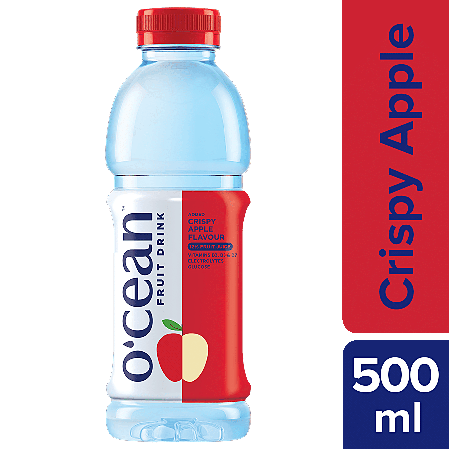 O'Cean Fruit Water, Crispy Apple Flavour, 500 Ml