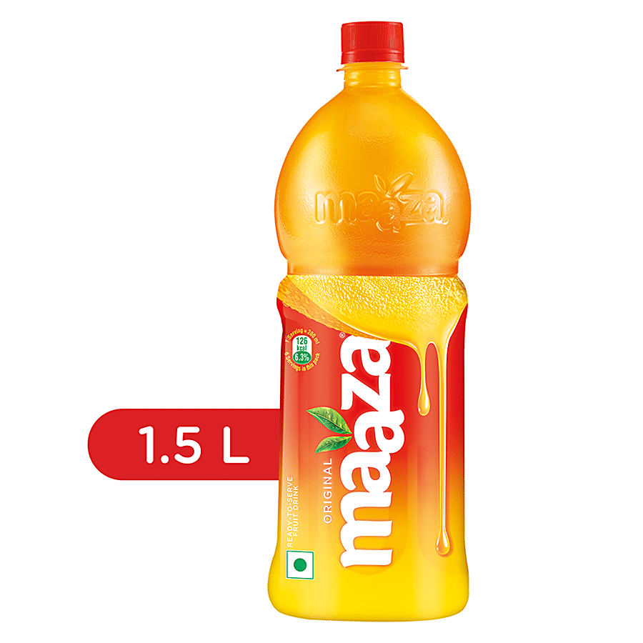 Maaza Mango Drink, Original Flavour, Refreshing, 1.5 L Pet Bottle
