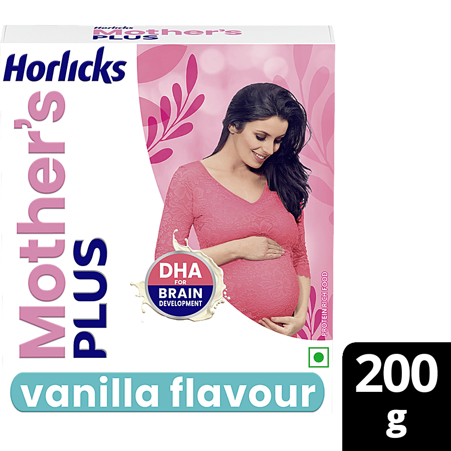 Horlicks Mother's Plus, Vanilla, 200 G Carton