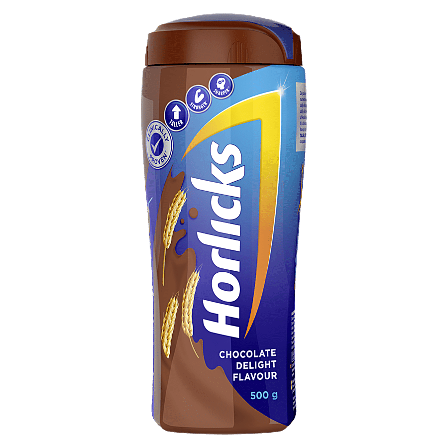 Horlicks Health & Nutrition Drink, Chocolate Flavour, 500 G Jar