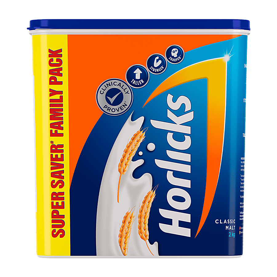 Horlicks Health & Nutrition Drink, 2 Kg Plastic Container