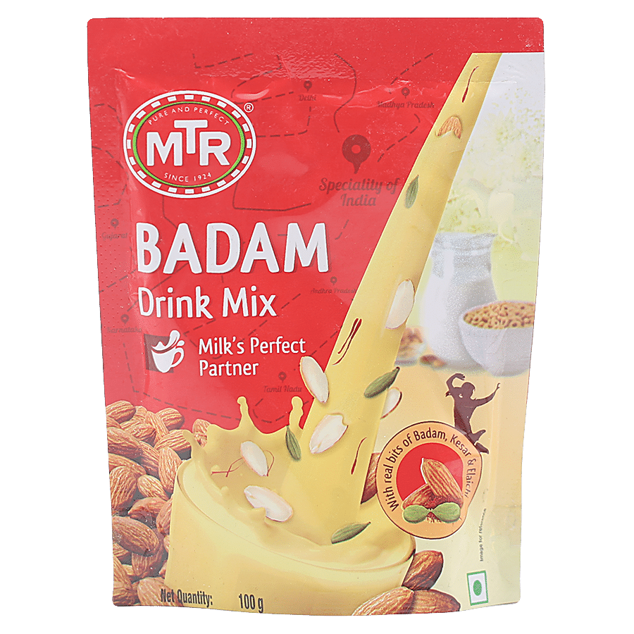 MTR Drink Mix, Badam, 100 G Pouch