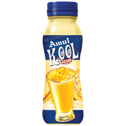 Amul Kool Milk, Kesar Flavour, 180 Ml Pet Bottle Amul Kool Milk, Kesar Flavour, 180 Ml Pet Bottle
