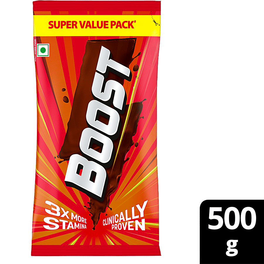 Boost Energy & Nutrition Drink, 500 G Pouch
