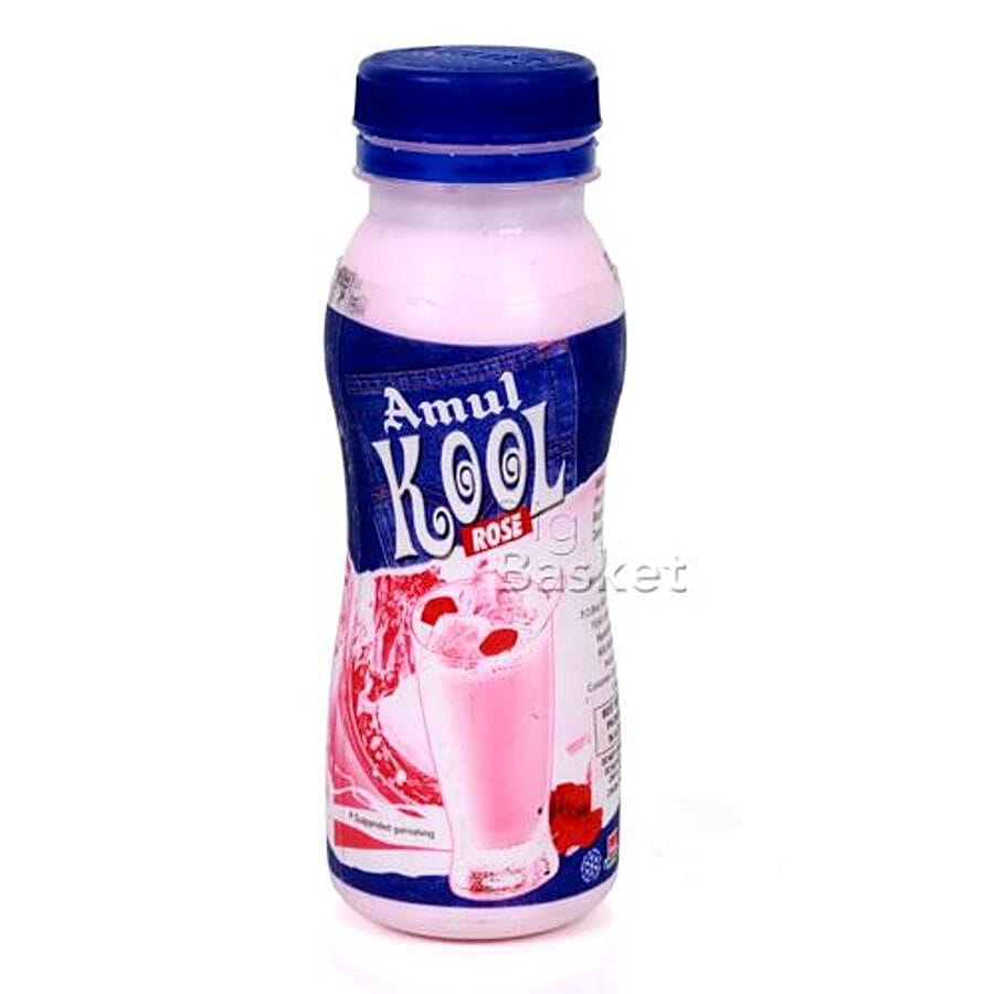 Amul Kool Milk, Rose, 200 Ml Pet Bottle