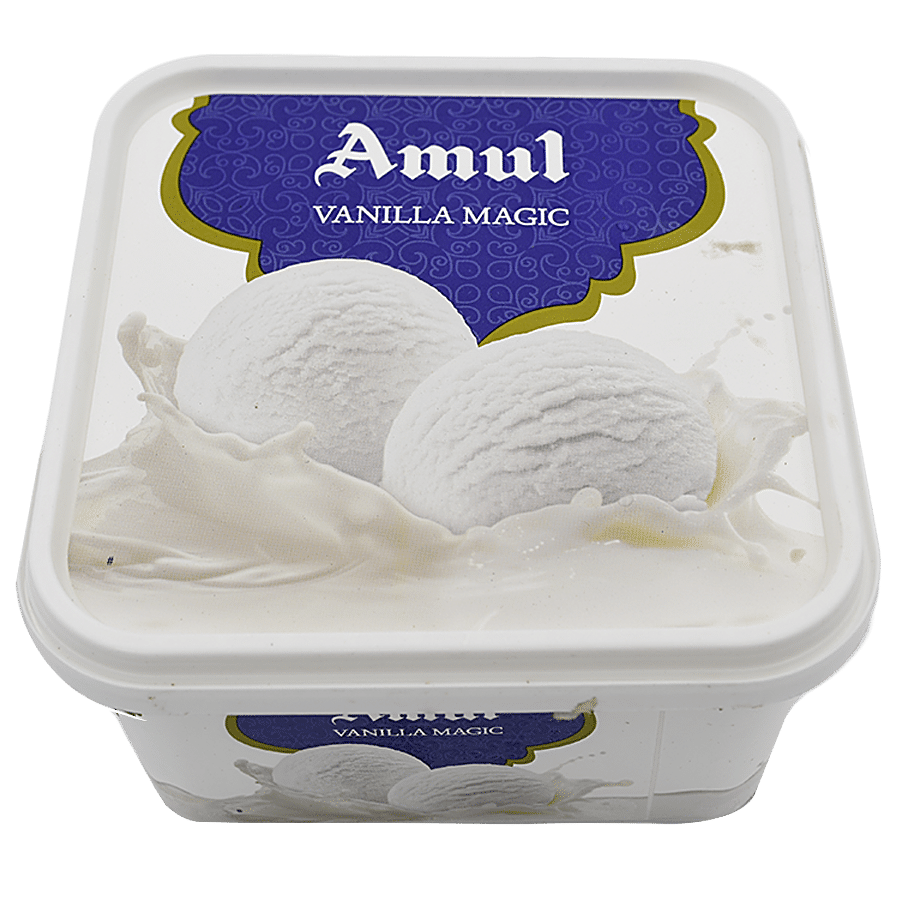 Amul Ice Cream, Vanilla Magic, 1 L Tub