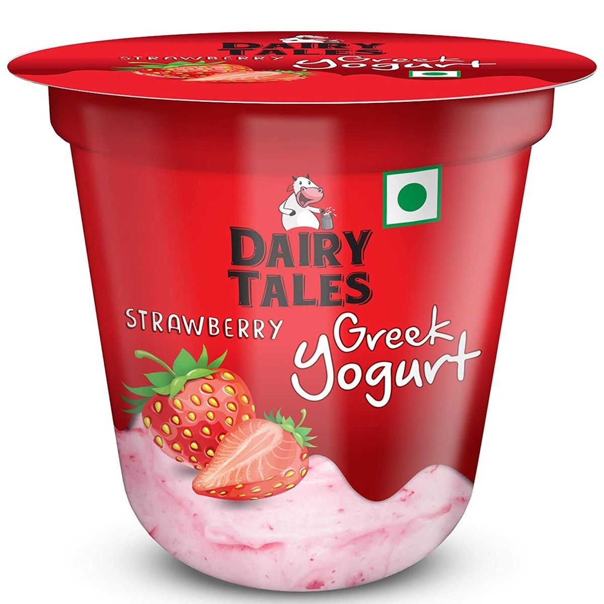 Dairy Tales Greek Yogurt Strawberry, 90G