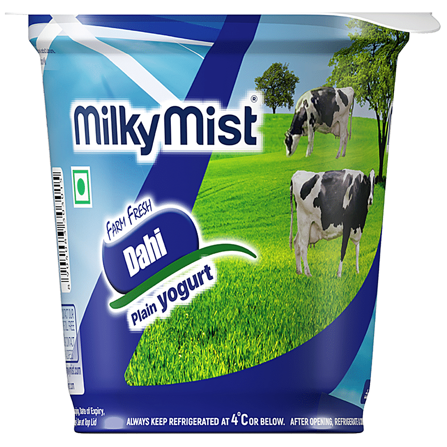 Milky Mist Curd/Dahi, No Preservatives Added, 400 G Cup