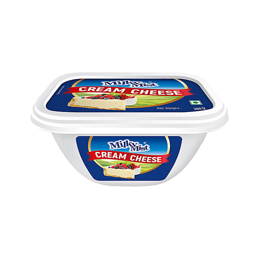 Milky Mist Cream Cheese, Natural & Fresh, Smooth & Creamy, No Added Preservatives, 200 G