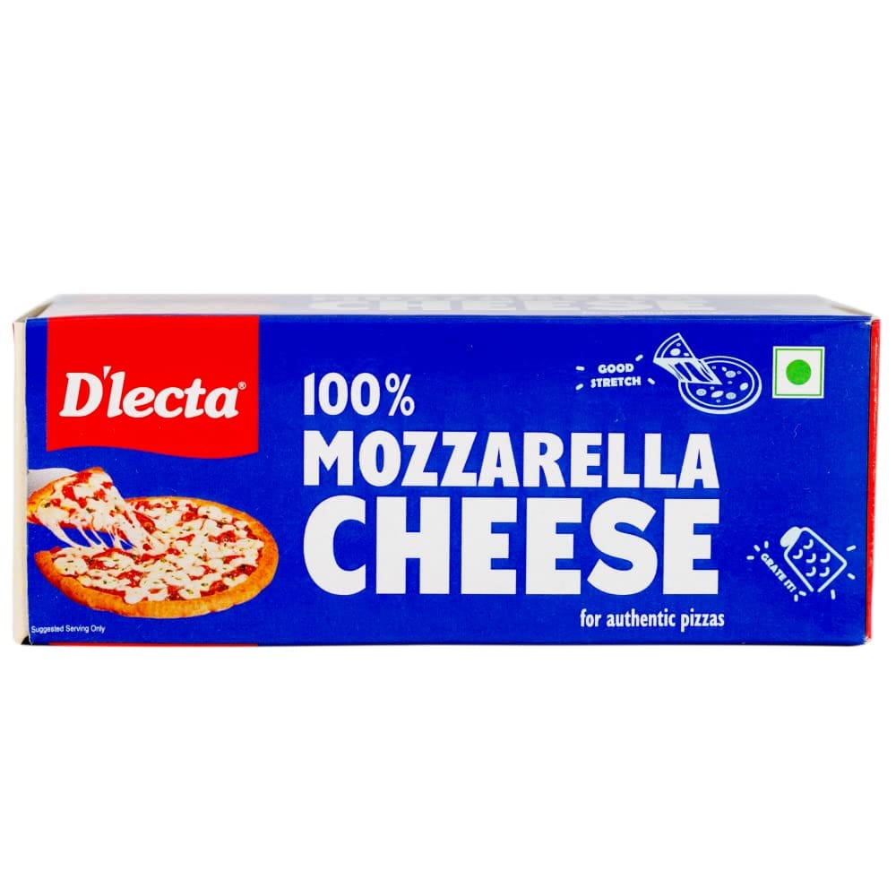 D'Lecta 100% Mozzarella Cheese Block, 200 G